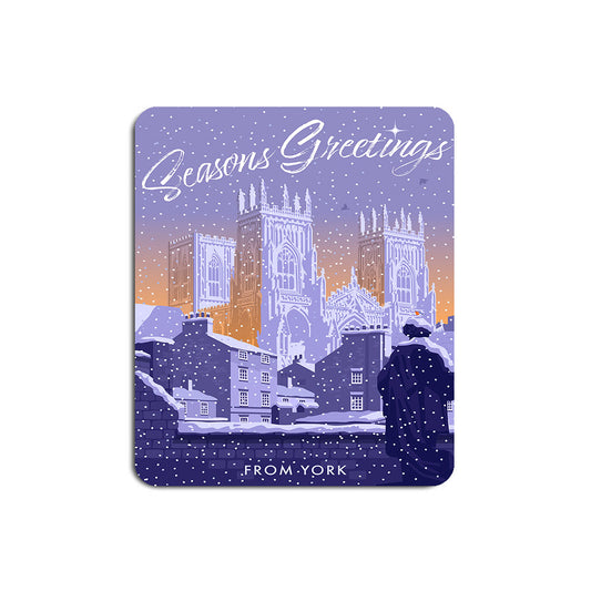 Seasons Greetings from York Mouse Mat