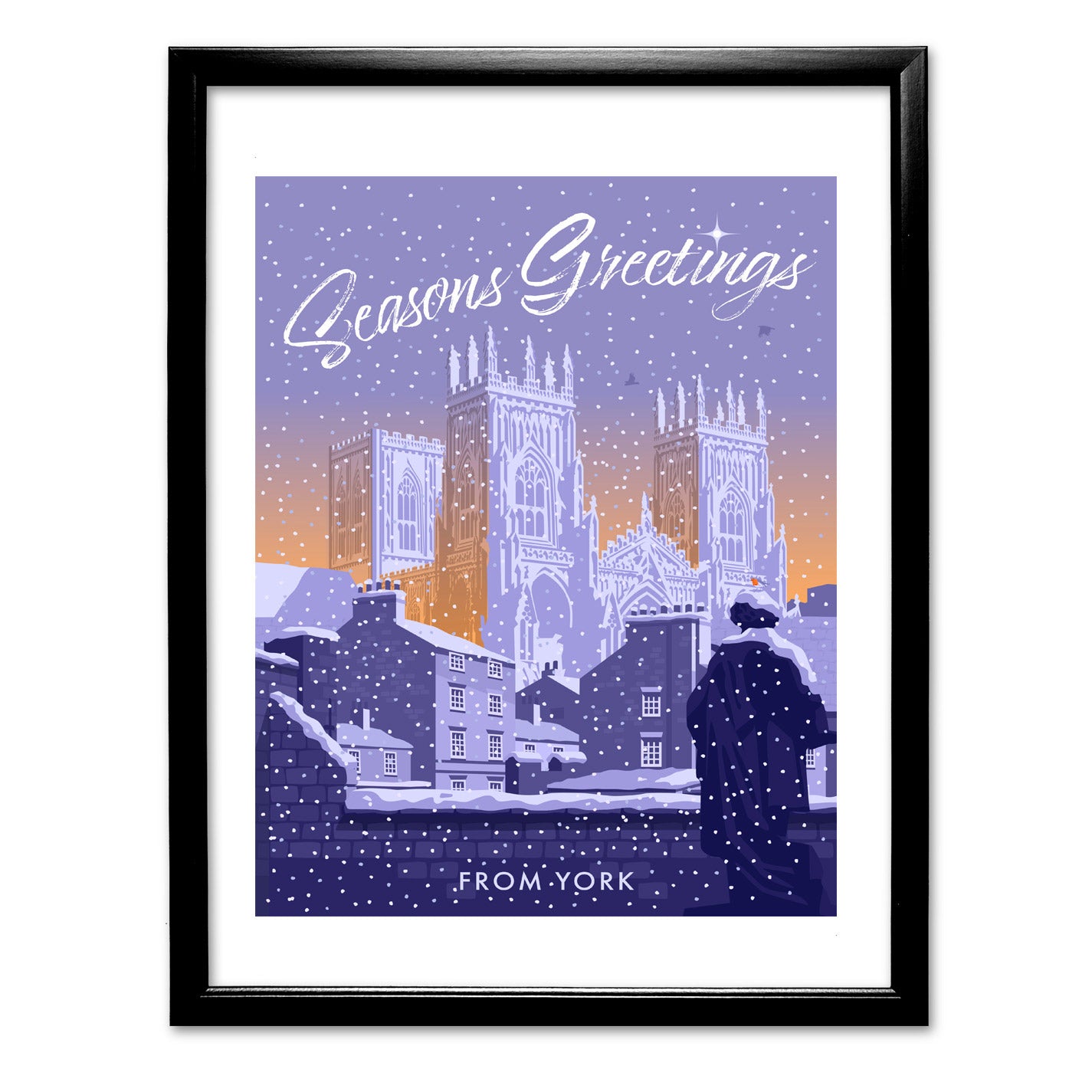 Seasons Greetings from York Art Print