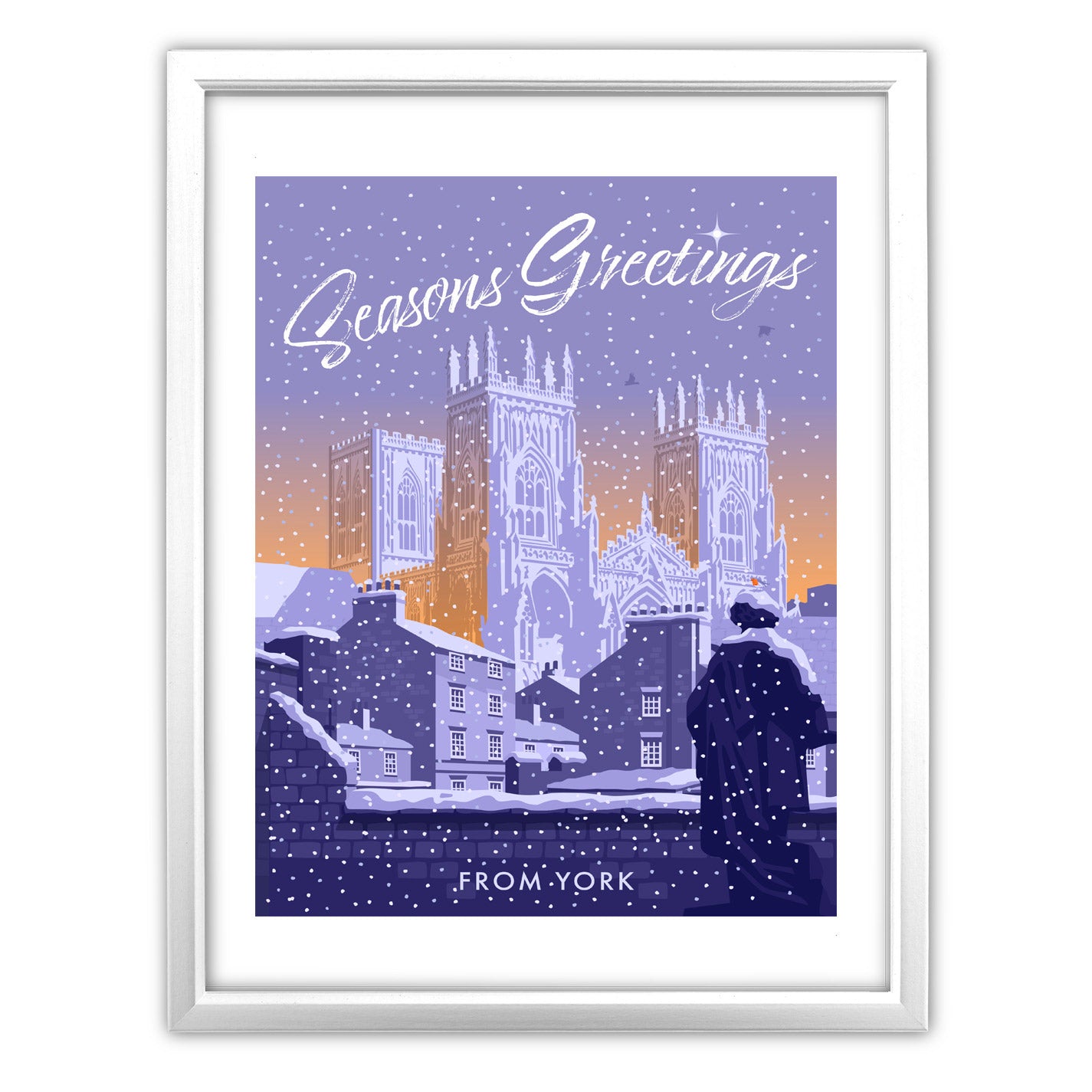 Seasons Greetings from York Art Print