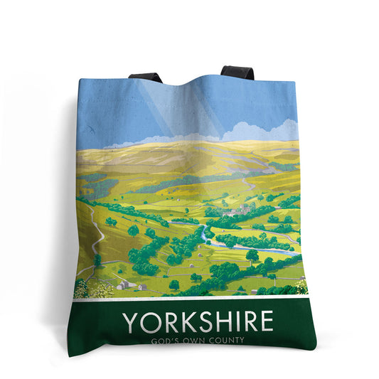 Yorkshire, God's Own Country Premium Tote Bag
