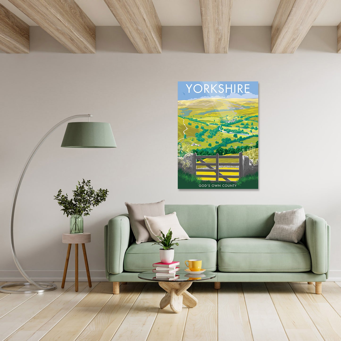 Yorkshire, God's Own Country Art Print