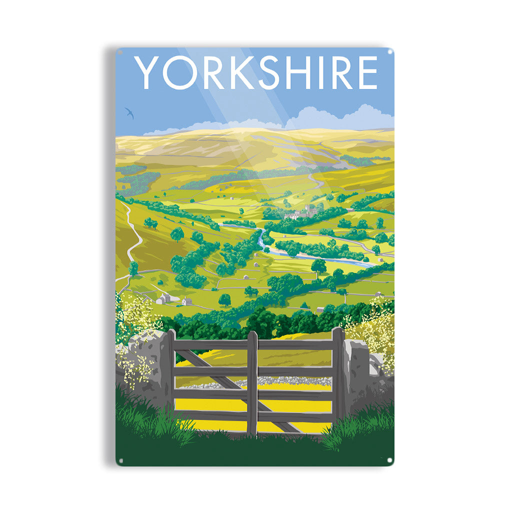 Yorkshire Metal Sign