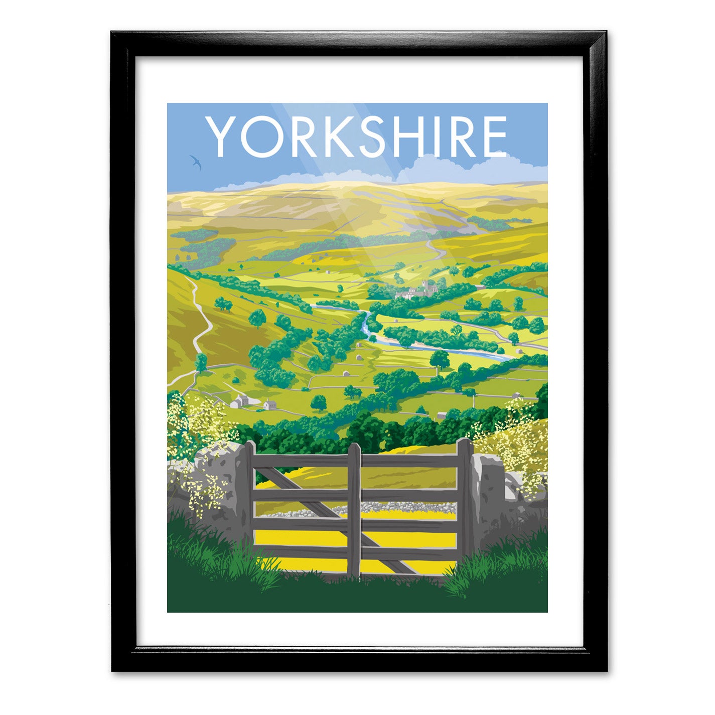 Yorkshire Art Print