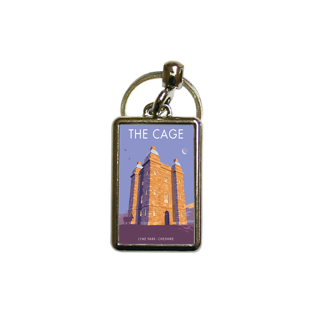 The Cage, Lyme Park Metal Keyring