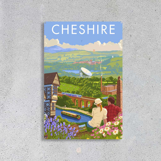 Cheshire Metal Sign
