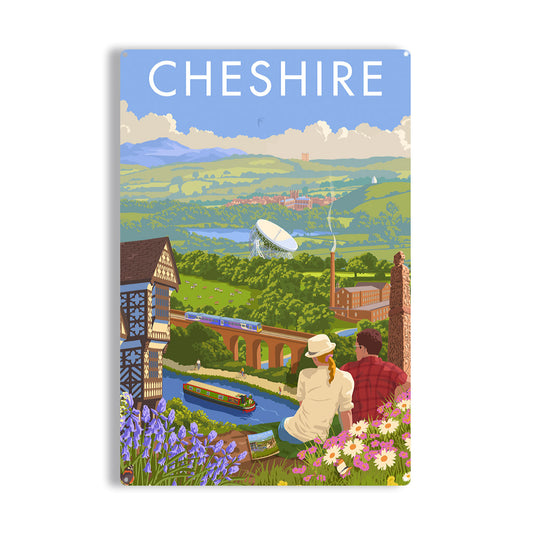 Cheshire Metal Sign
