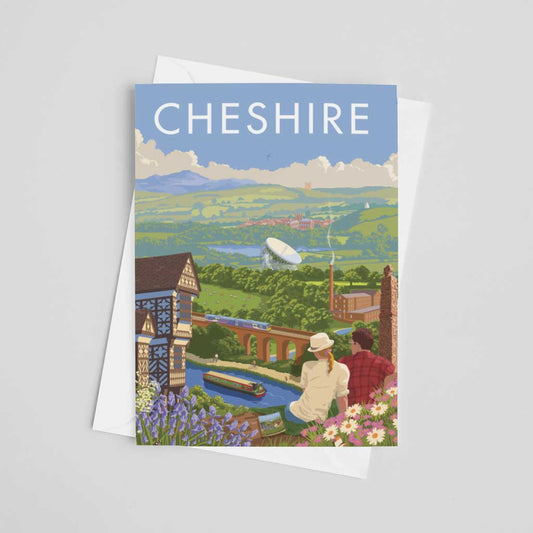 Cheshire Postcard Pack of 8