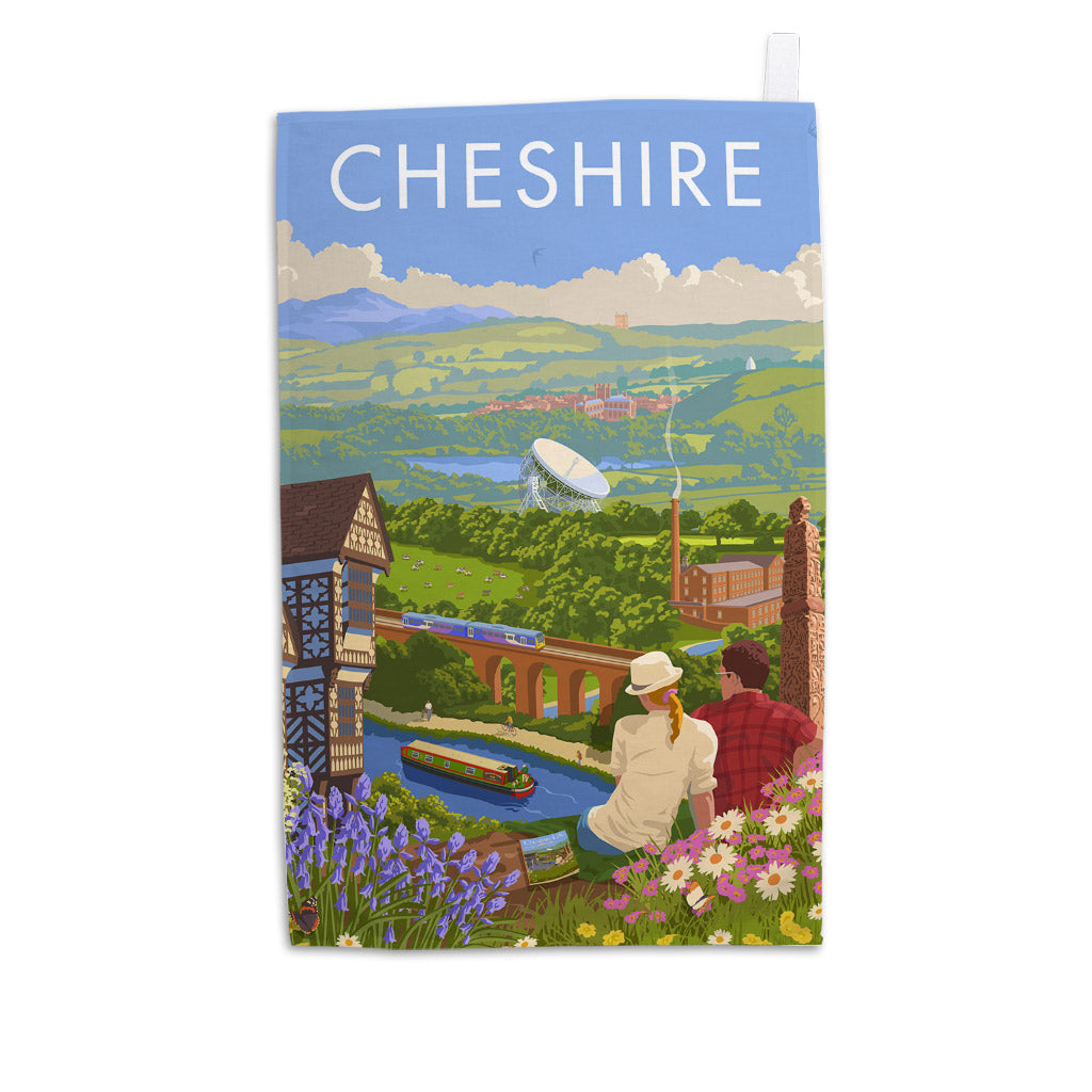 Cheshire Tea Towel