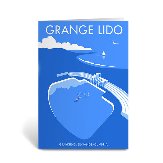 Grange Lido Greeting Card 7x5