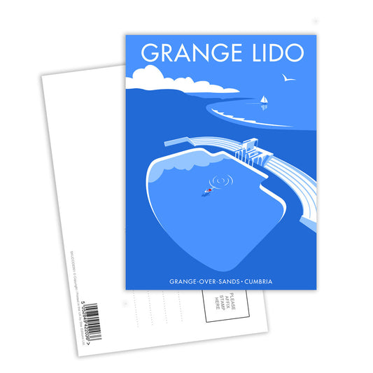 Grange Lido Postcard Pack of 8