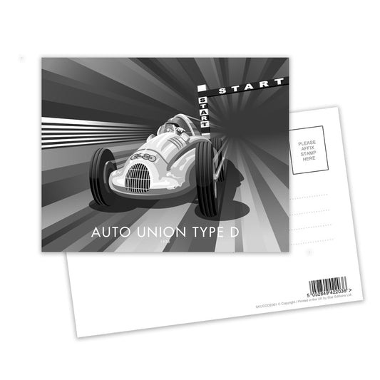 Auto Union Type D Postcard Pack of 8
