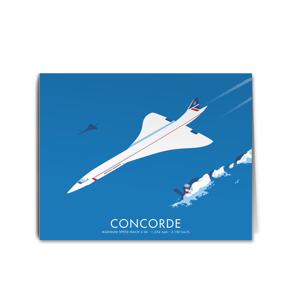 Concorde Greeting Card 7x5