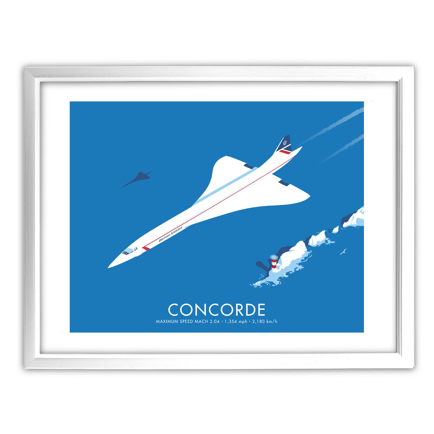 Concorde Art Print – Stephen Millership - The Art of Travel
