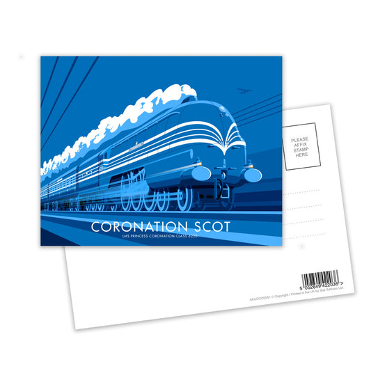 Coronation Scot Postcard Pack of 8