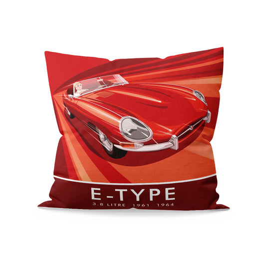 Jag E-Type Cushion