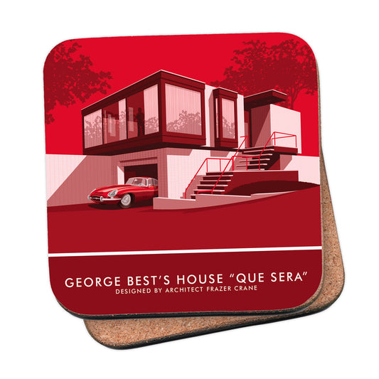 George Best's House Coaster