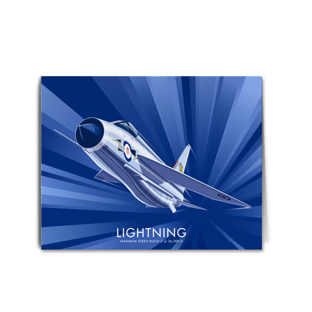 Lightning Greeting Card 7x5
