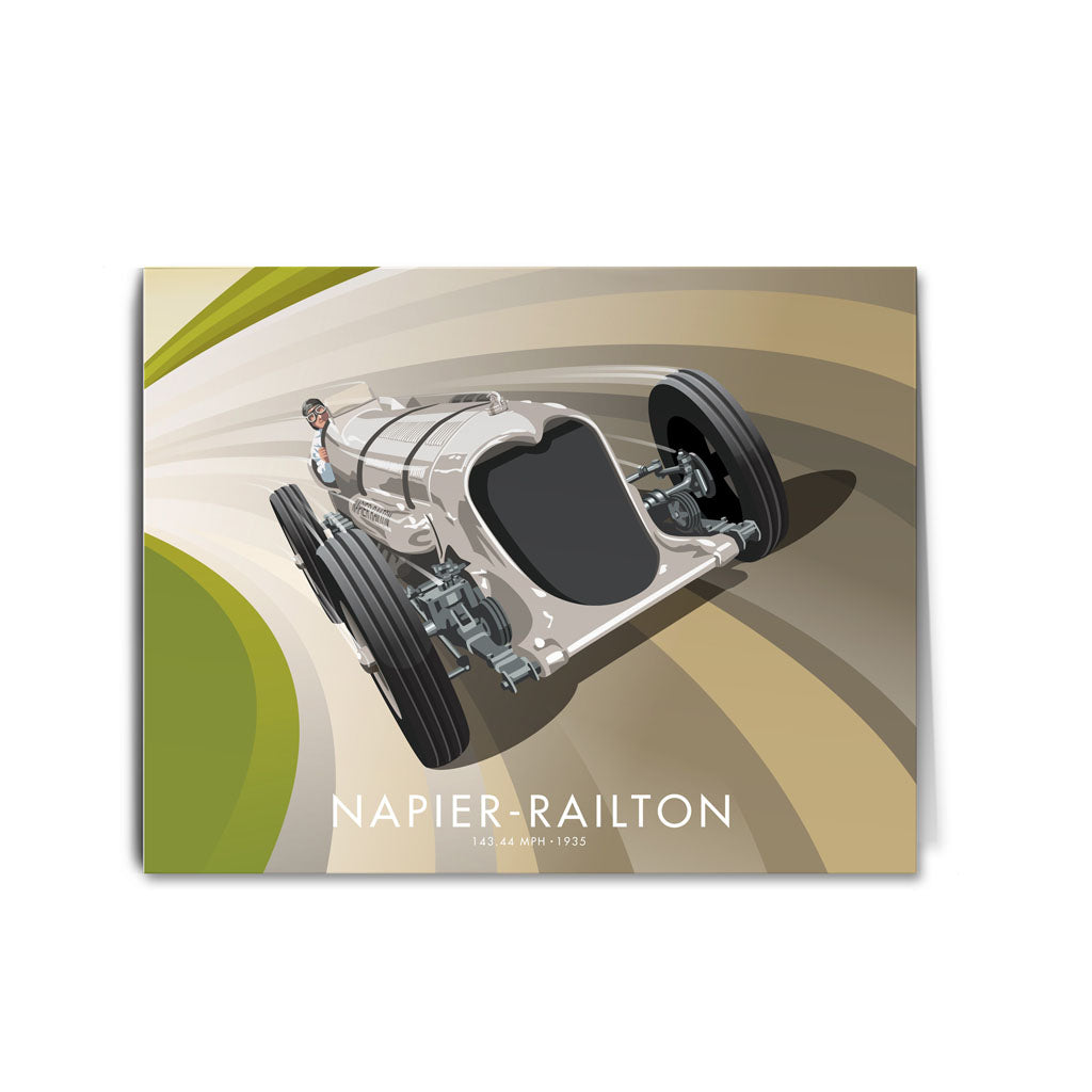 Napier-Railton Greeting Card 7x5