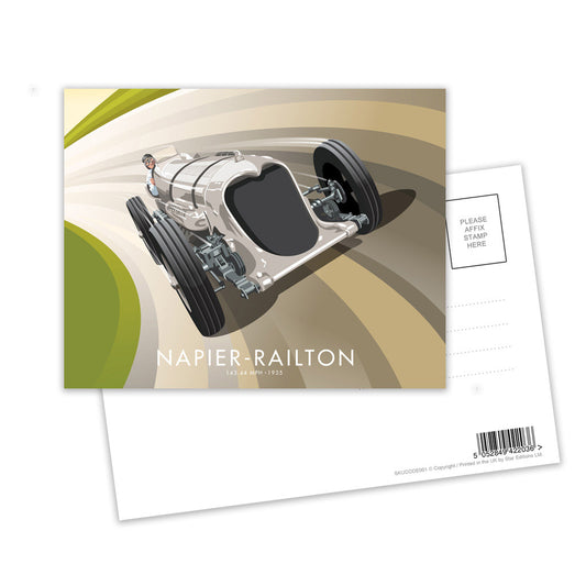 Napier-Railton Postcard Pack of 8