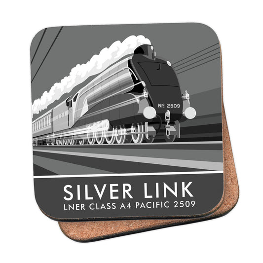 Silver Link Coaster