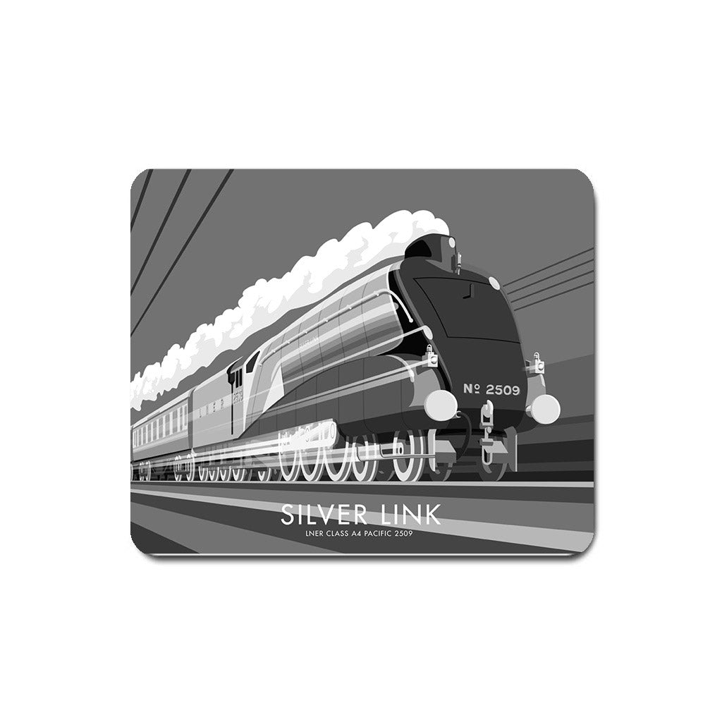 Silver Link Mouse Mat