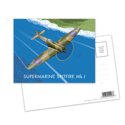 Supermarine Spitfire Postcard Pack of 8
