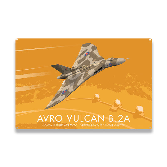 Arvo Vulcan Metal Sign