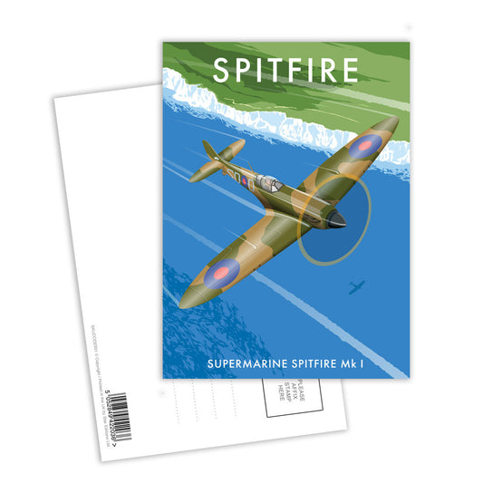 Spitfire, Supermarine Spitfire Mk 1 Postcard Pack of 8