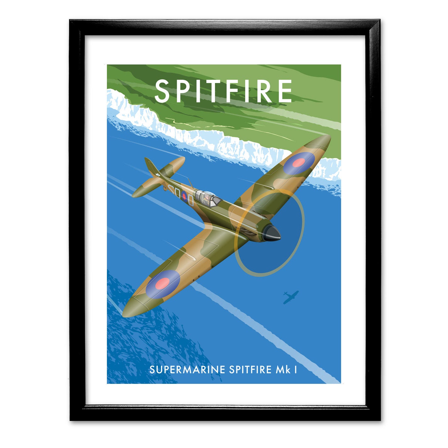 Spitfire, Supermarine Spitfire Mk 1 Art Print