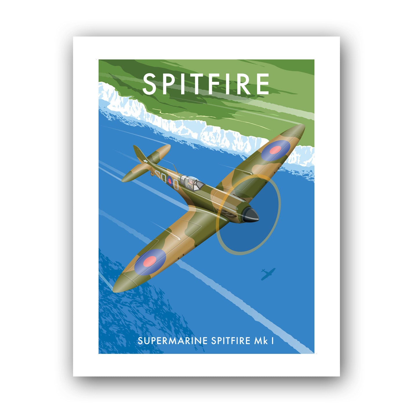 Spitfire, Supermarine Spitfire Mk 1 Art Print