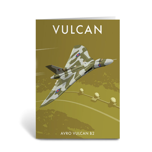 Vulcan, Avro Vulcan B2 Greeting Card 7x5