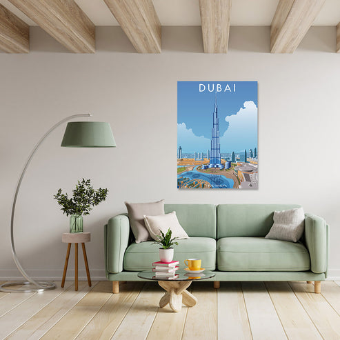 Dubai, Burj Khalifa Art Print