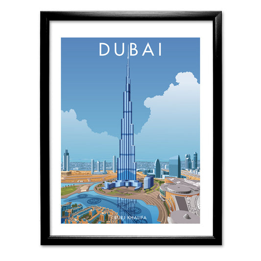 Dubai, Burj Khalifa Art Print