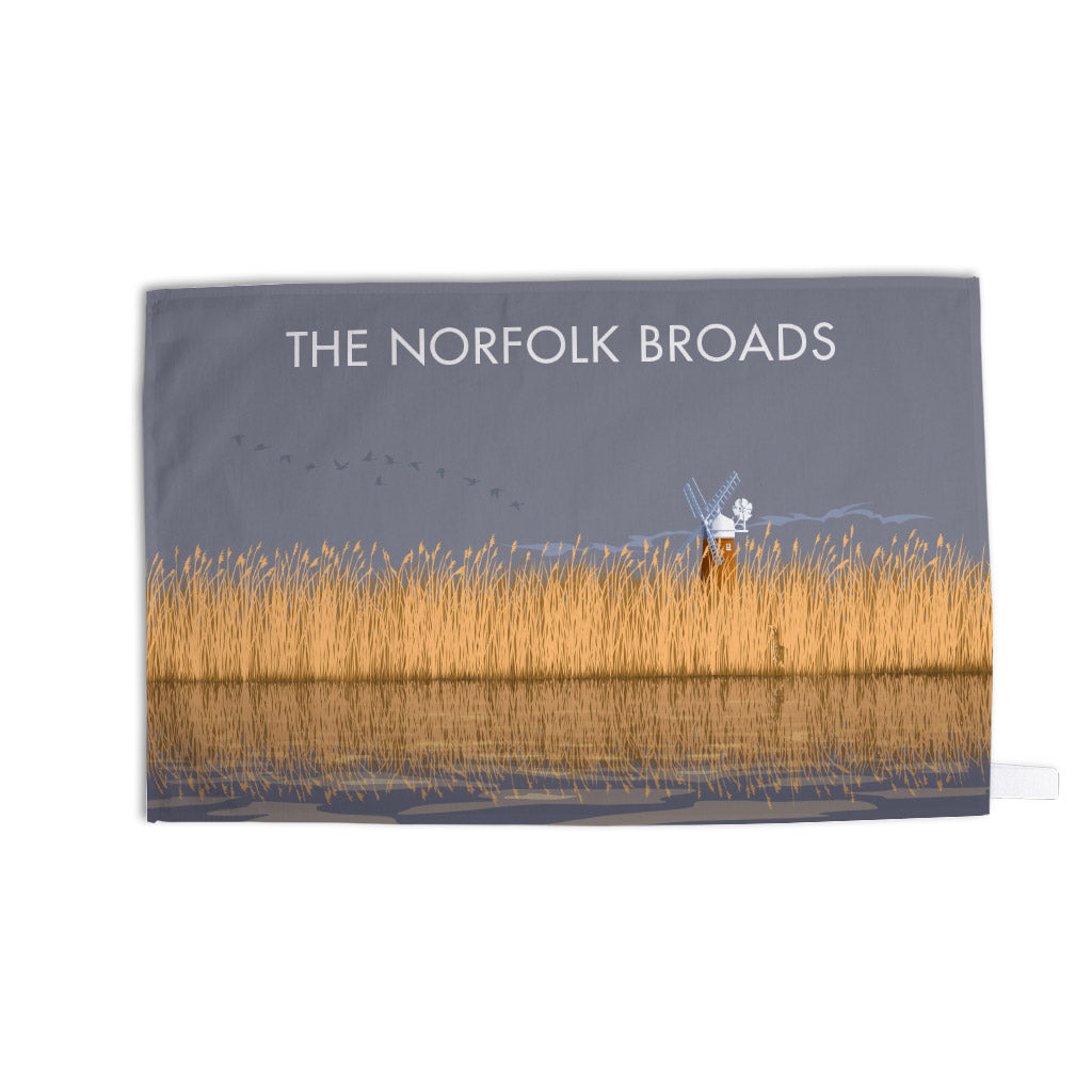 The Norfolk Broads Tea Towel