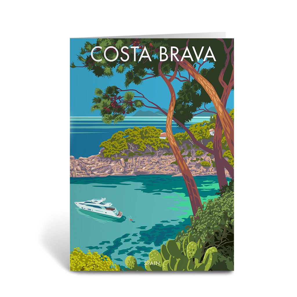 Costa Brava Greeting Card 7x5
