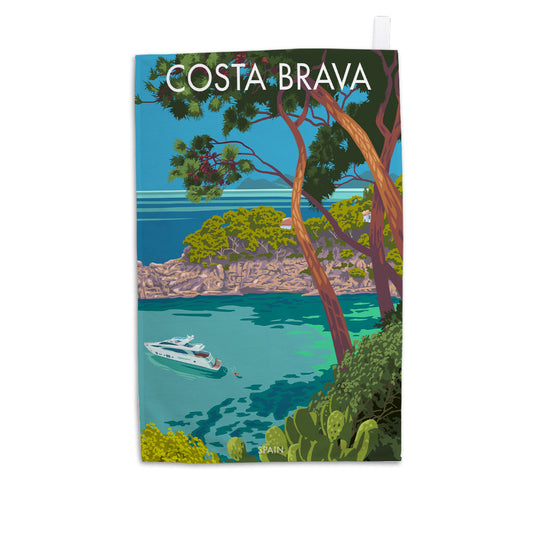 Costa Brava Tea Towel