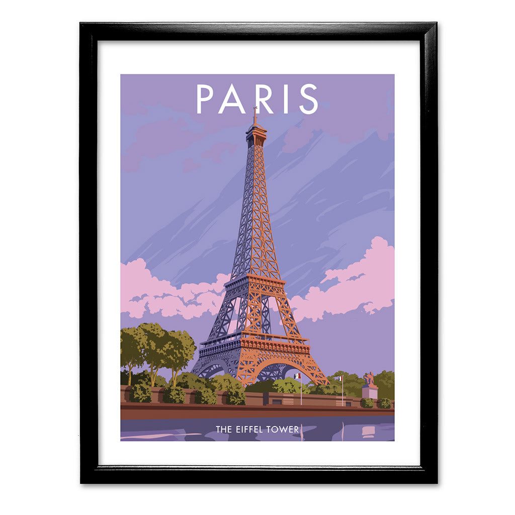 Eiffel Tower Blueprint Art Print  Simply Gourmand