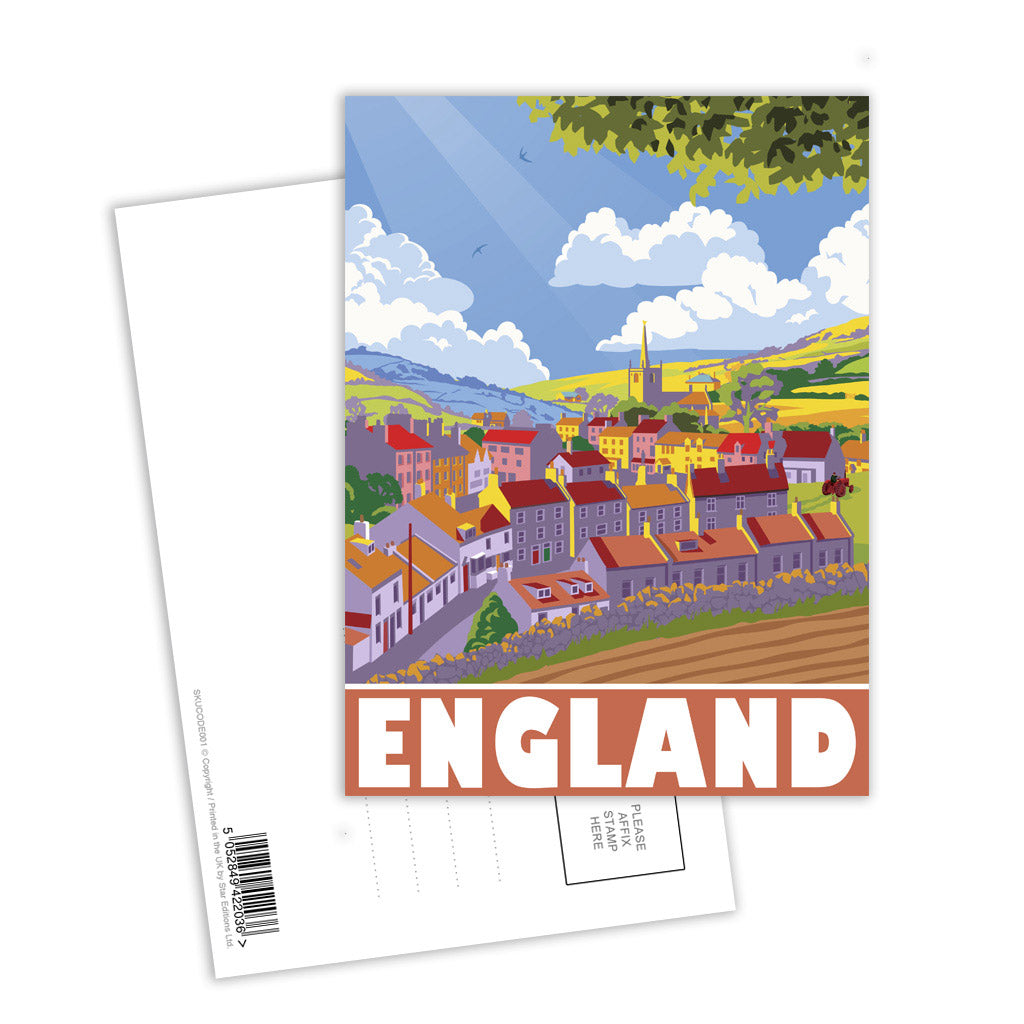 England Postcard Pack of 8