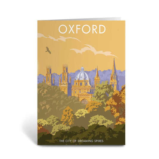 Oxford The City of Dreaming Spires Greeting Card 7x5