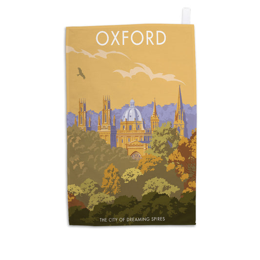 Oxford The City of Dreaming Spires Tea Towel