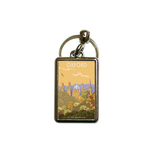 Oxford The City of Dreaming Spires Metal Keyring