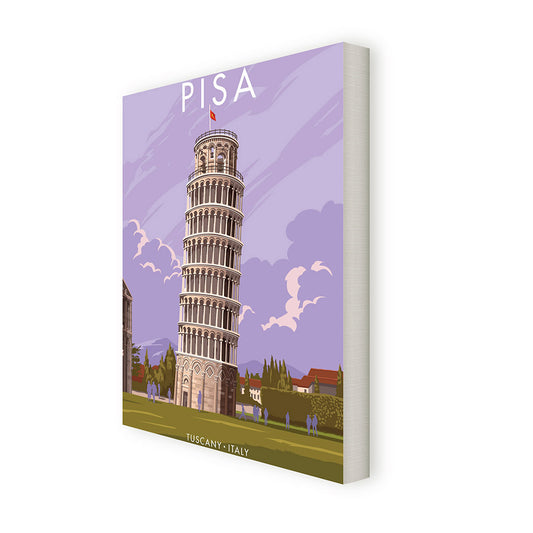 The Leaning Tower of Pisa Canvas
