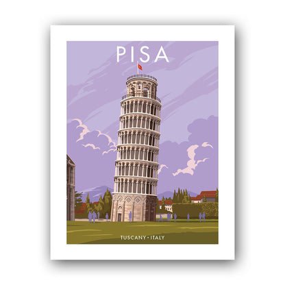 The Leaning Tower of Pisa Art Print