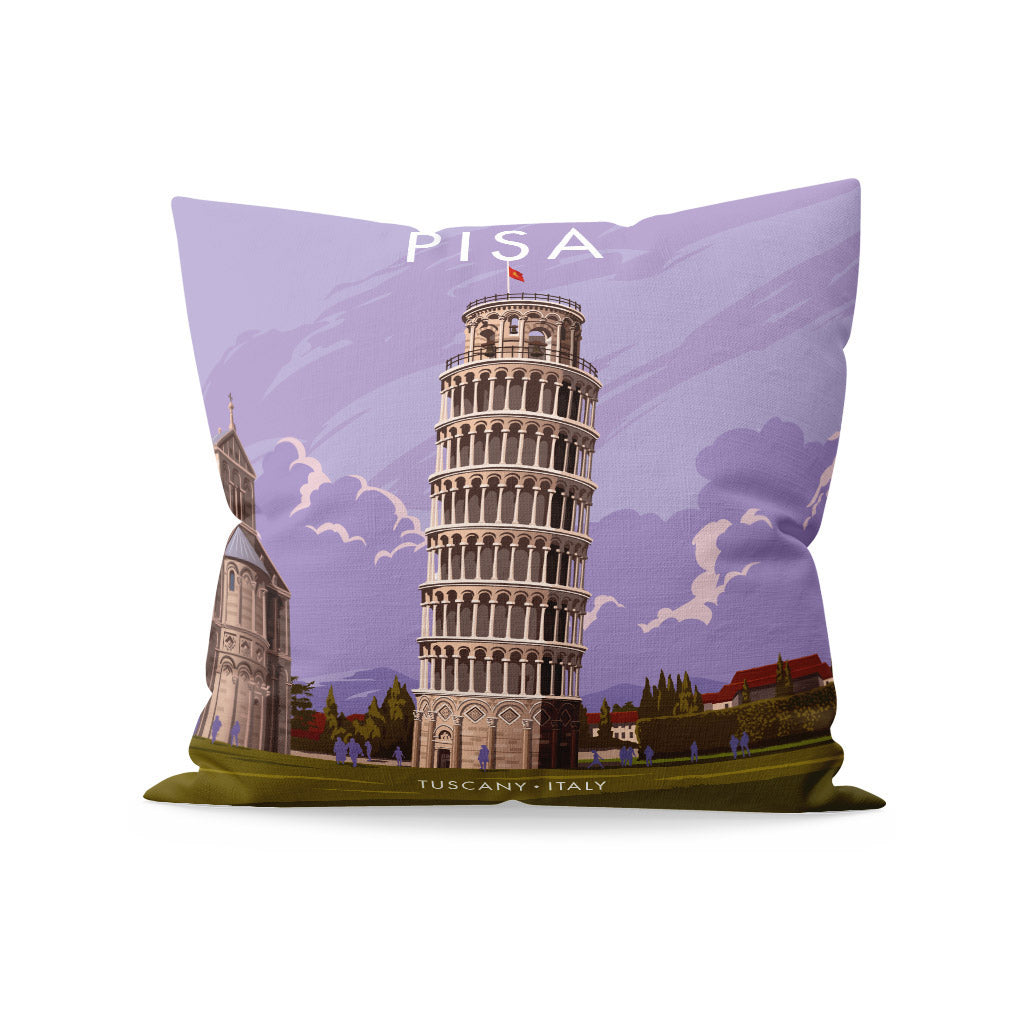 The Leaning Tower of Pisa Cushion
