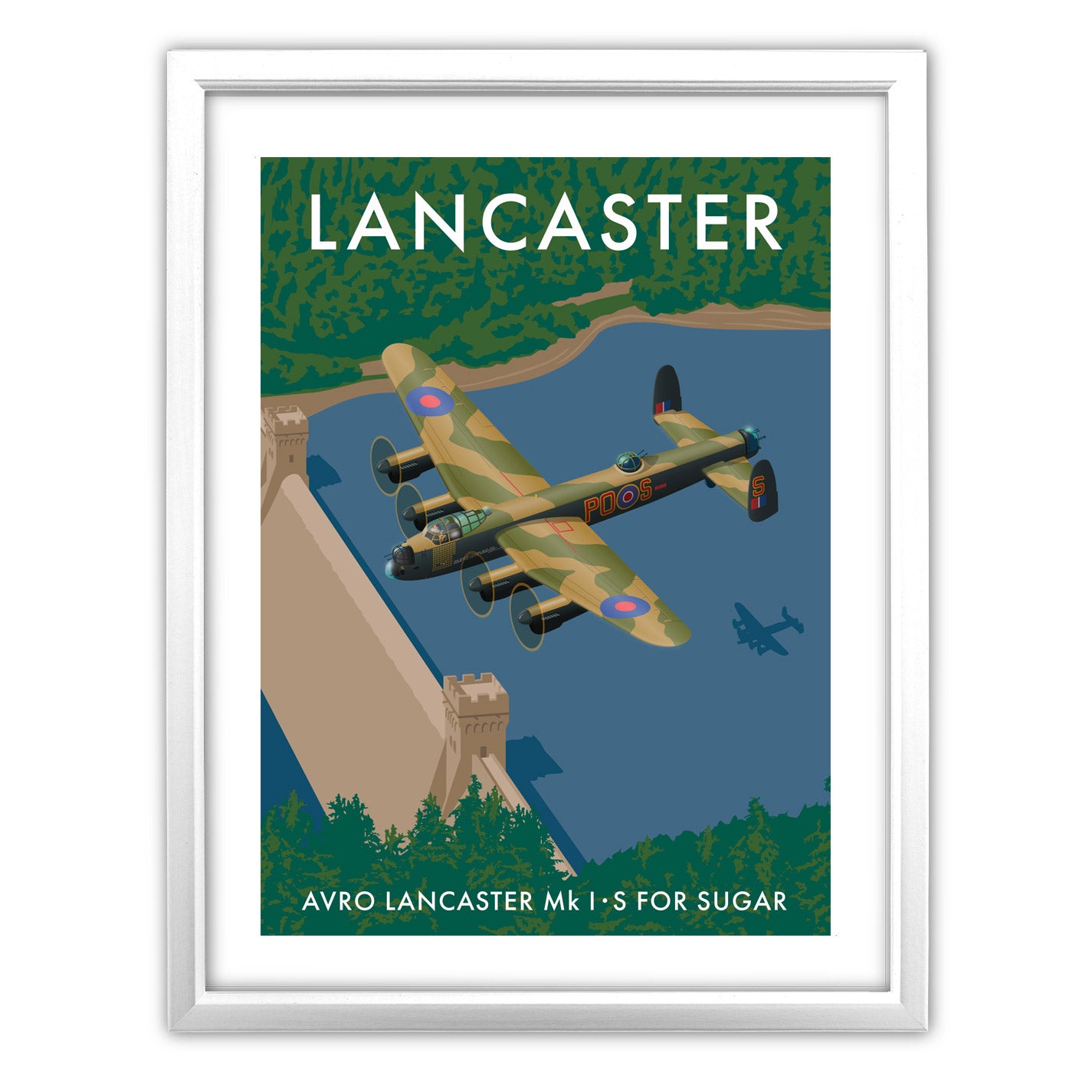 Lancaster, Avro Lancaster Mk 1 - S For Sugar Art Print