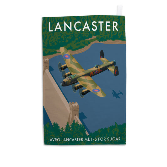 Lancaster, Avro Lancaster Mk 1 - S For Sugar Tea Towel