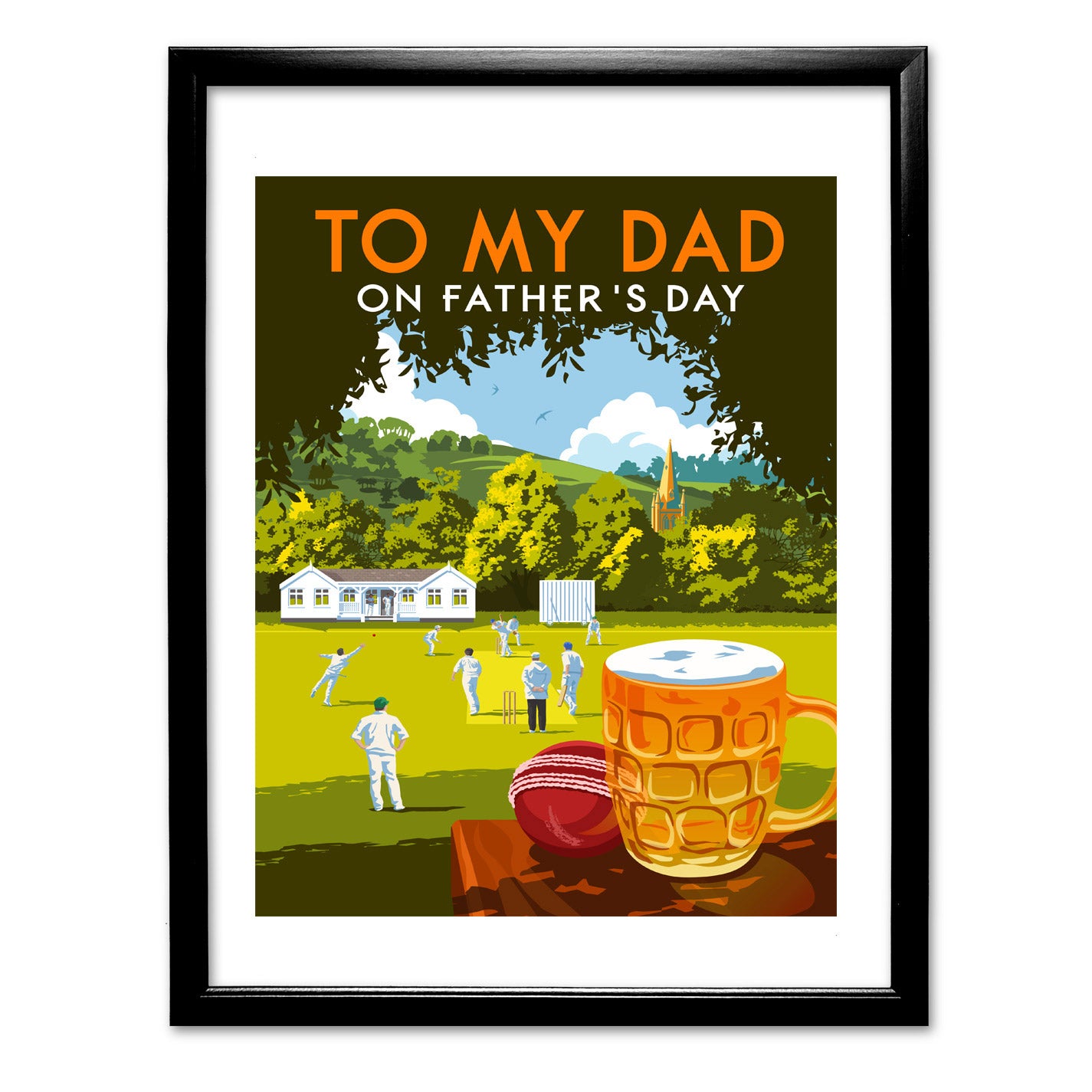 Happy Fathers Day Art Print