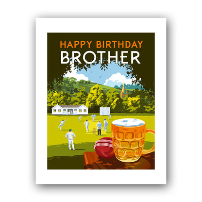 Happy Birthday Brother Art Print