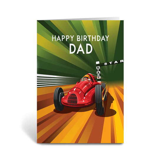 Happy Birthday Dad Greeting Card 7x5