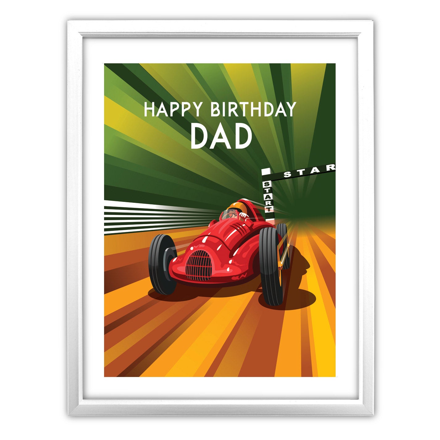 Happy Birthday Dad Art Print
